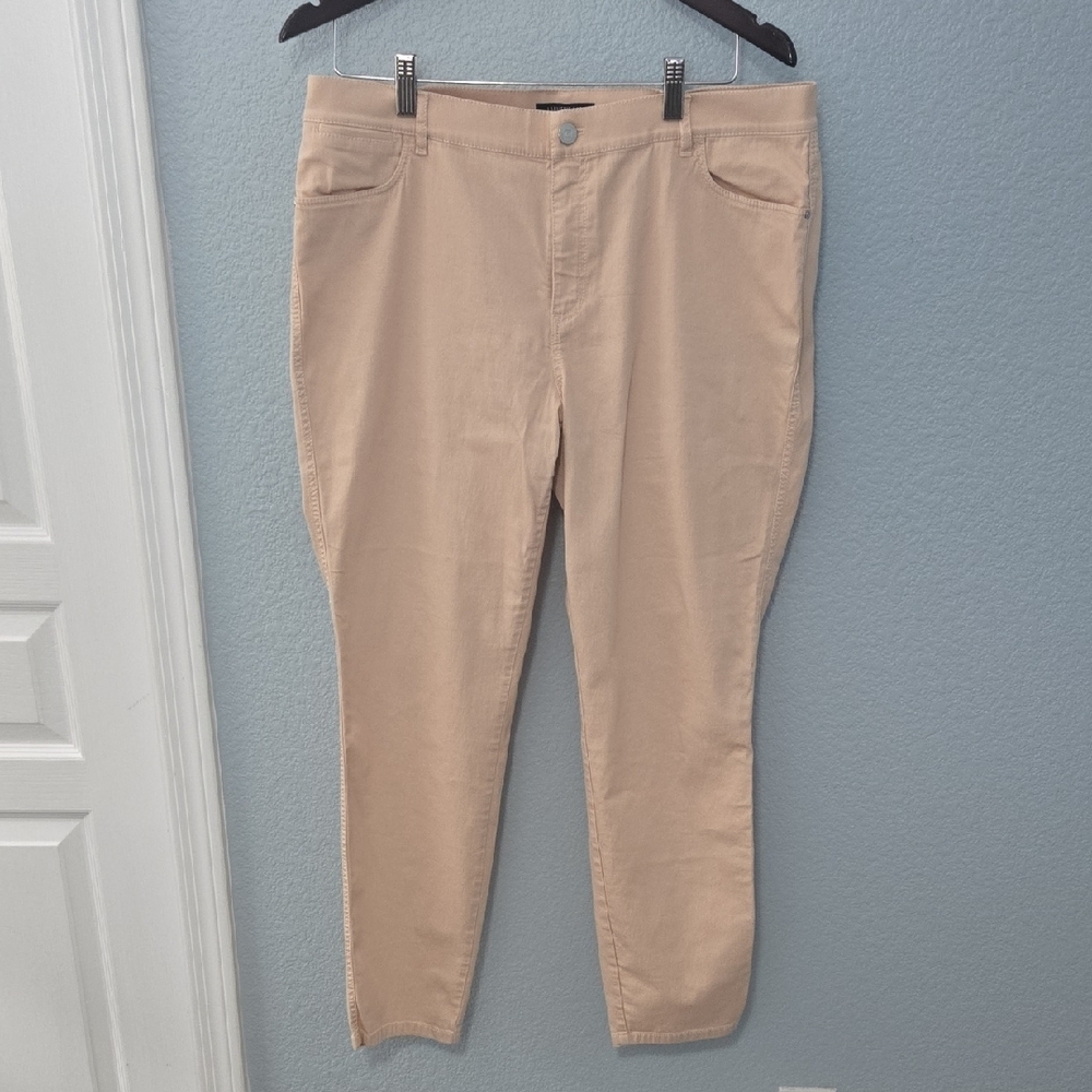 LAFAYETTE 148 Mercer Jeans Pants In Pink Blush Sz 14 Stretch